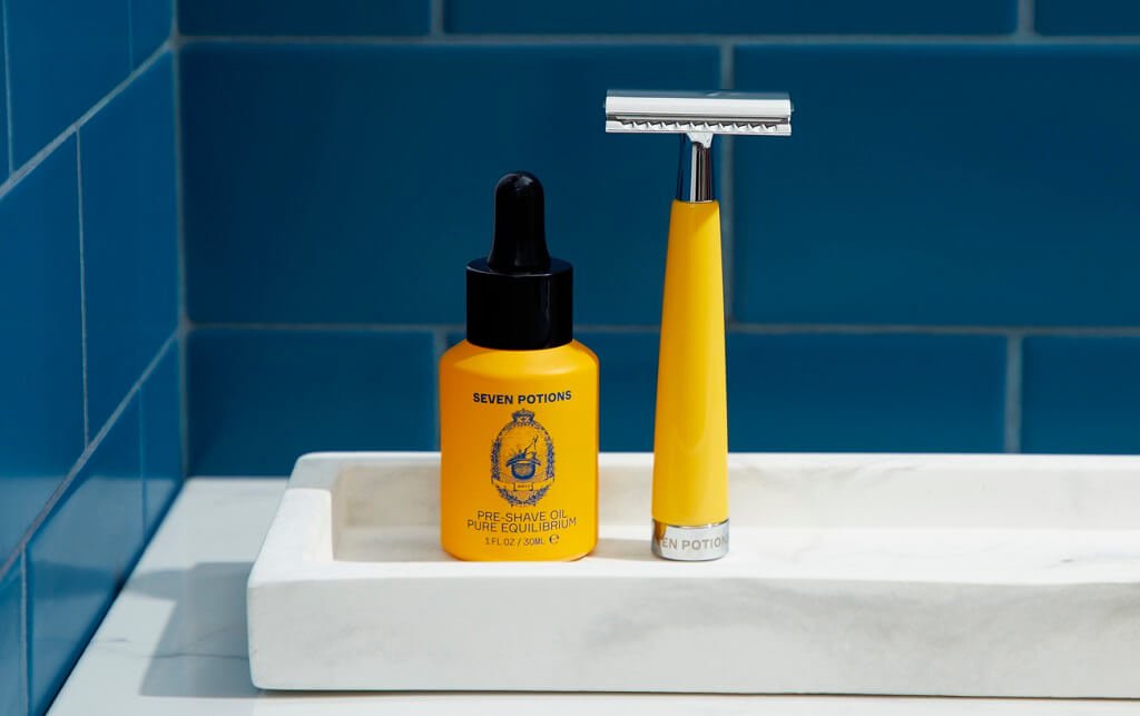 Pre shave oil lotion for men