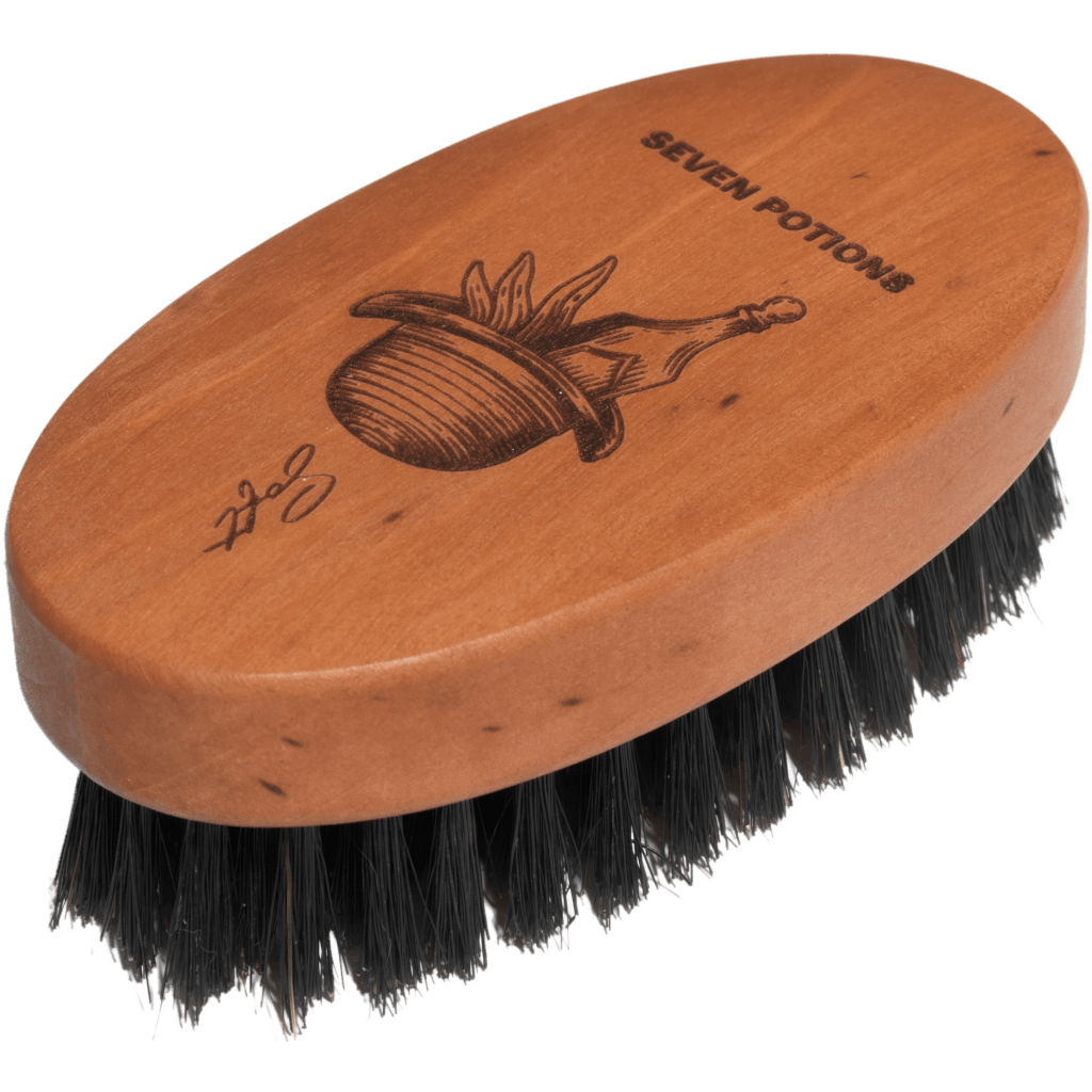 Seven Potions Beard Brush with soft boar bristles