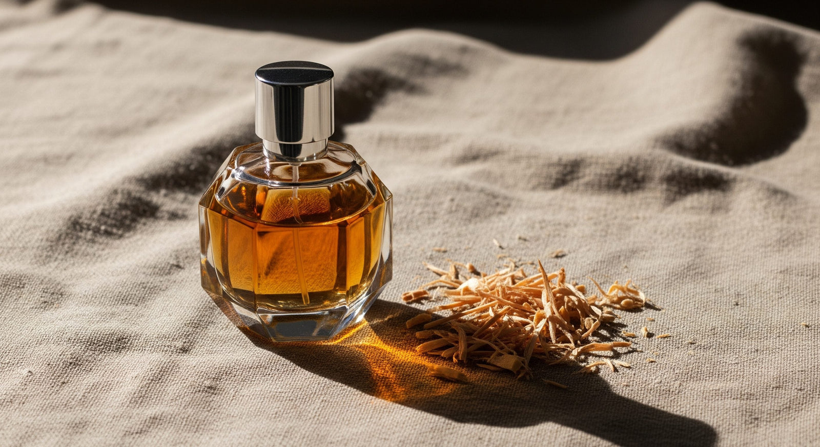 Man applying cologne to neck and wrists for proper fragrance wear