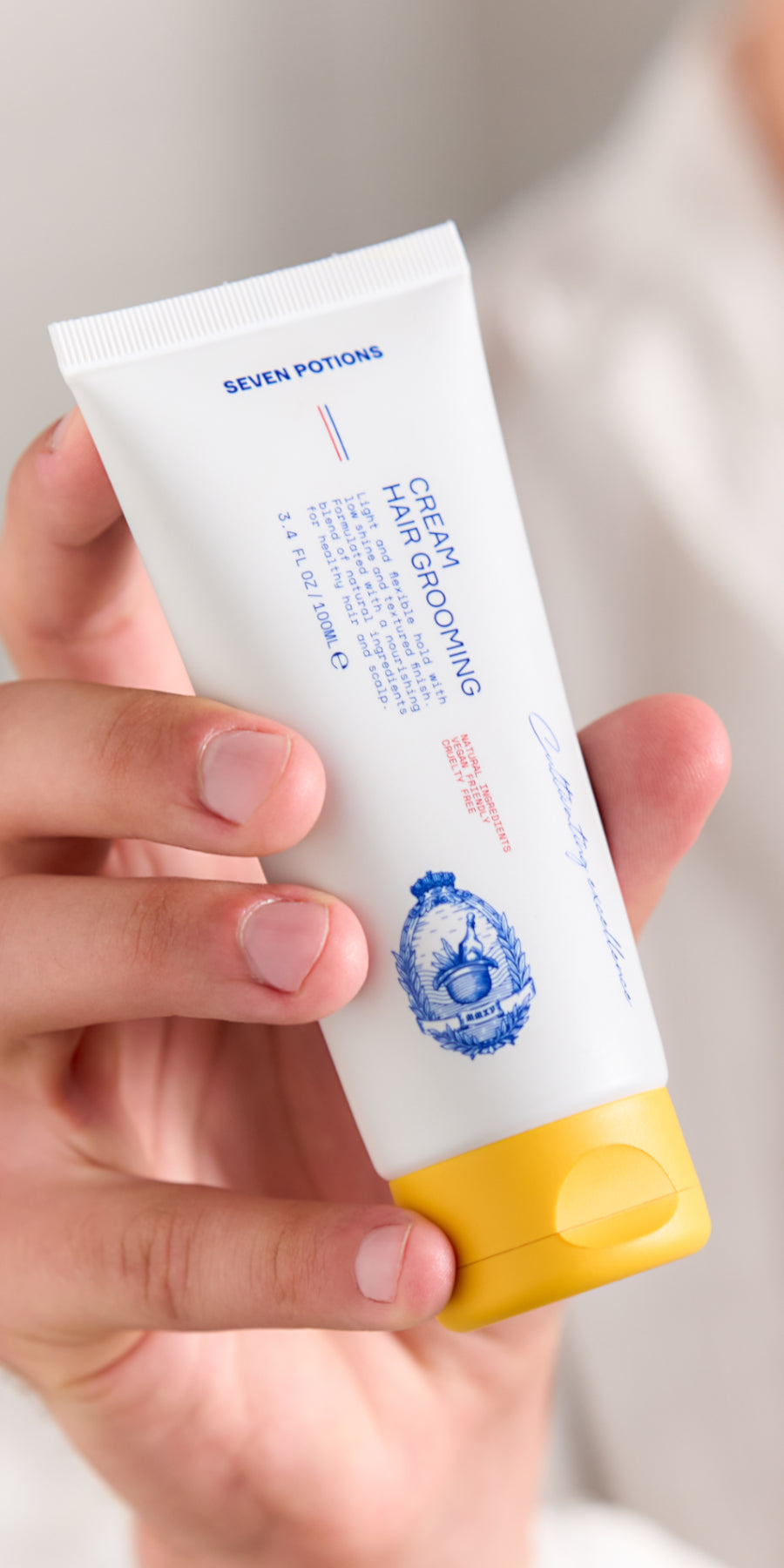 HAIR GROOMING CREAM LIGHT HOLD FOR CURL DEFINING AND MATTE FINISH