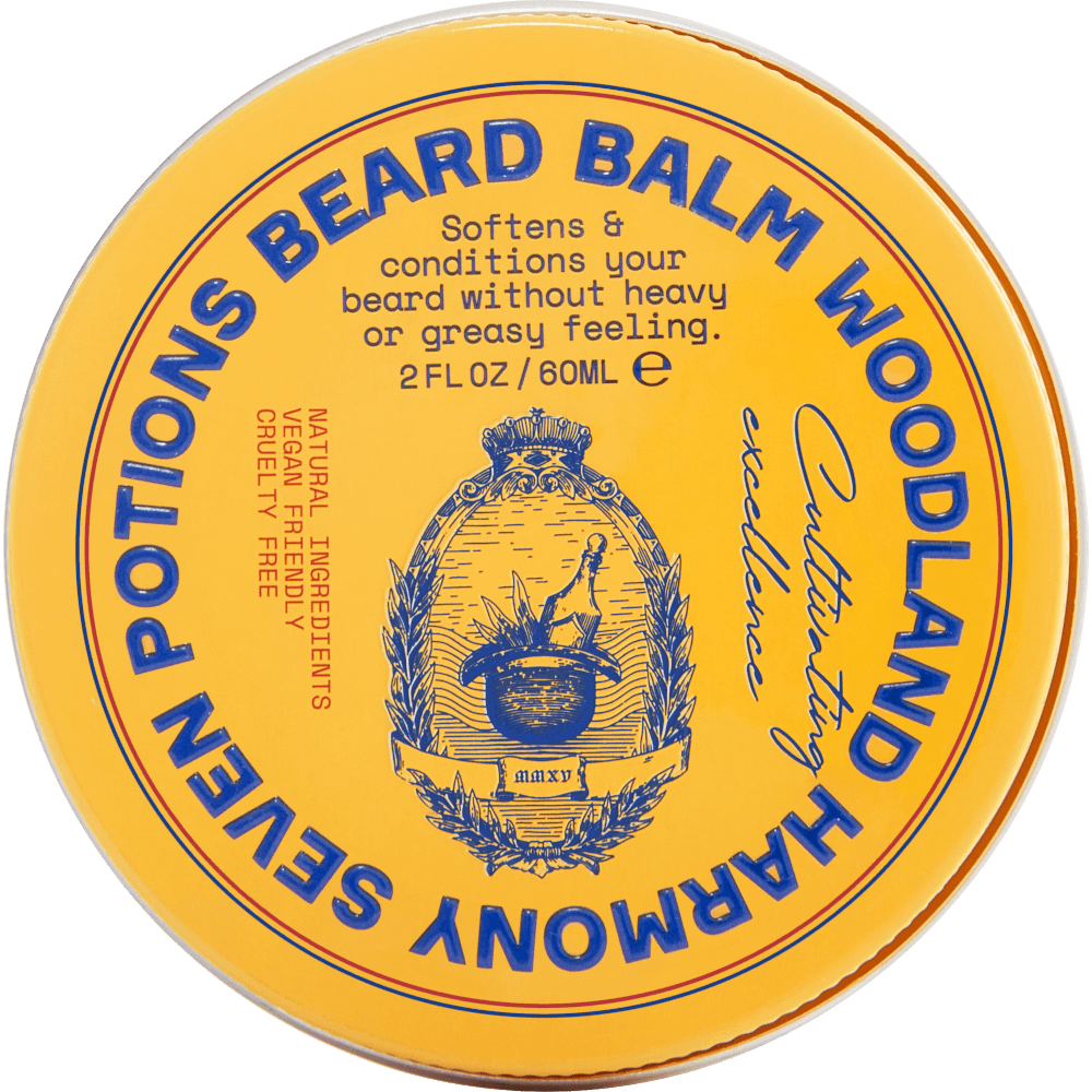 Seven Potions Beard Balm conditioning Woodland Harmpny