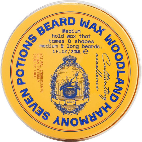Beard Wax For Natural Beard Taming and Shaping With No Stiff Feeling Seven Potions