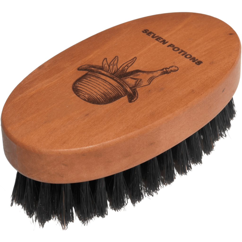 Seven Potions Beard Brush with firm boar bristles