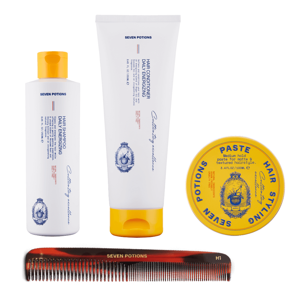 Hair Paste Kit - Shampoo Conditioner Hair Comb