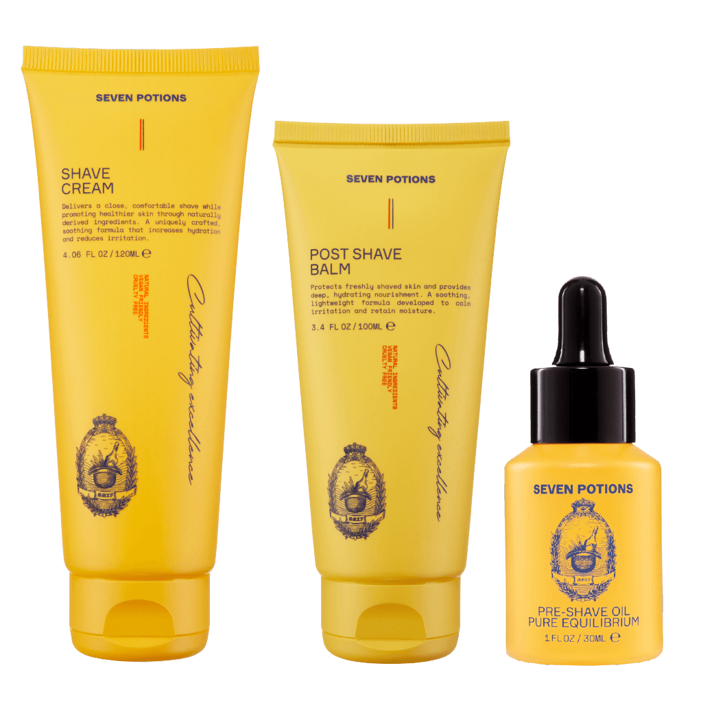 Shave Cream Aftershave Balm Preshave Oil